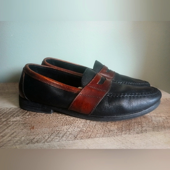 Sperry Other - Sperry Mens Leather Penny Loafers 10.5 Black Brown Business Academia Old Money